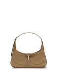 Gucci Goatskin Shoulder Bag — Beige
