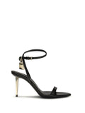 Tom Ford Padlock Ankle Strap Heel Sandal — Black