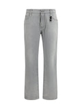 Ermanno Scervino Relaxed Boyfriend Cotton Jeans — Gray