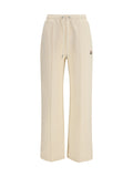 Moncler Cotton Drawstring Joggers — Beige