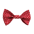 Red Small Polka Dots Bow