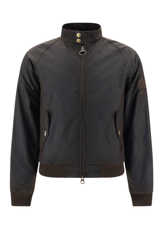 Barbour International Merchant Wax Jacket — Olive