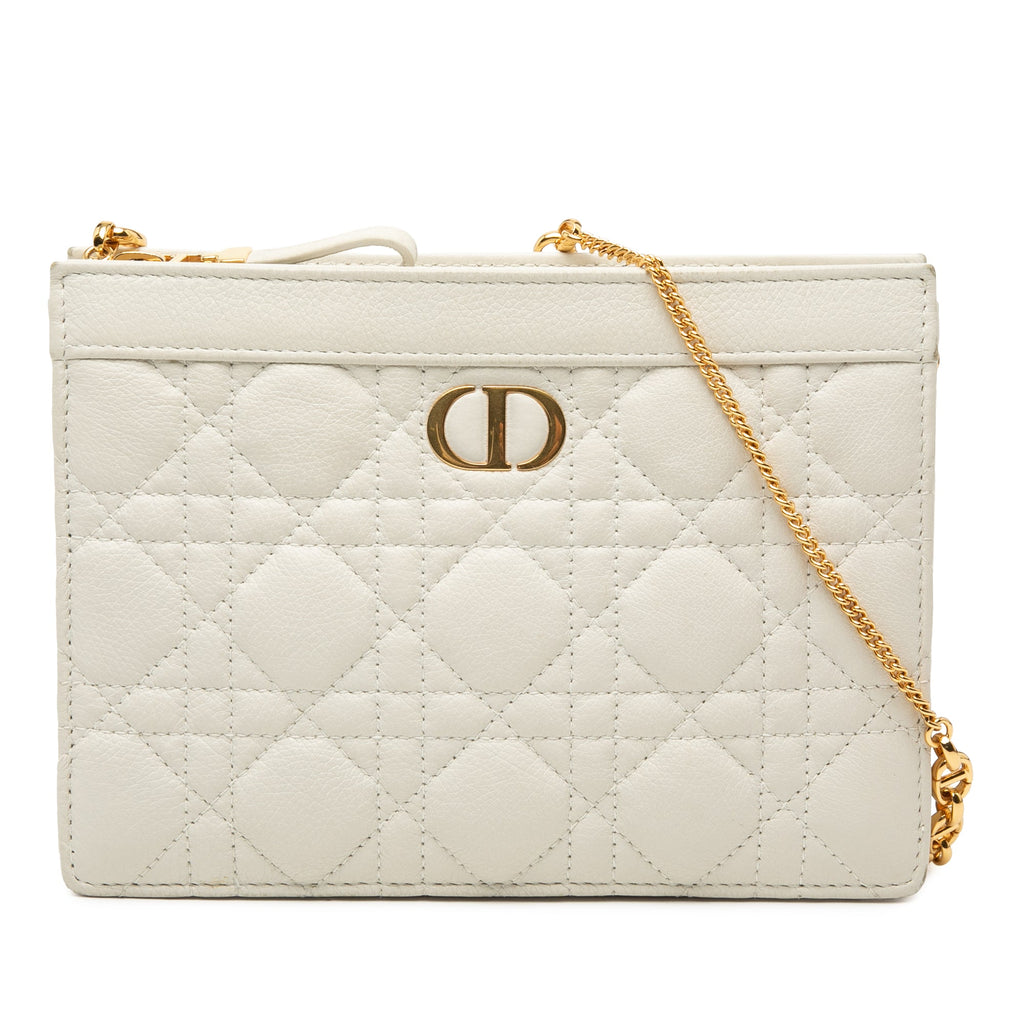 Supple Cannage Calfskin Caro Every Dior Pouch