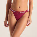Lounge Underwear Bamboo Triangle Briefs - Burgundy