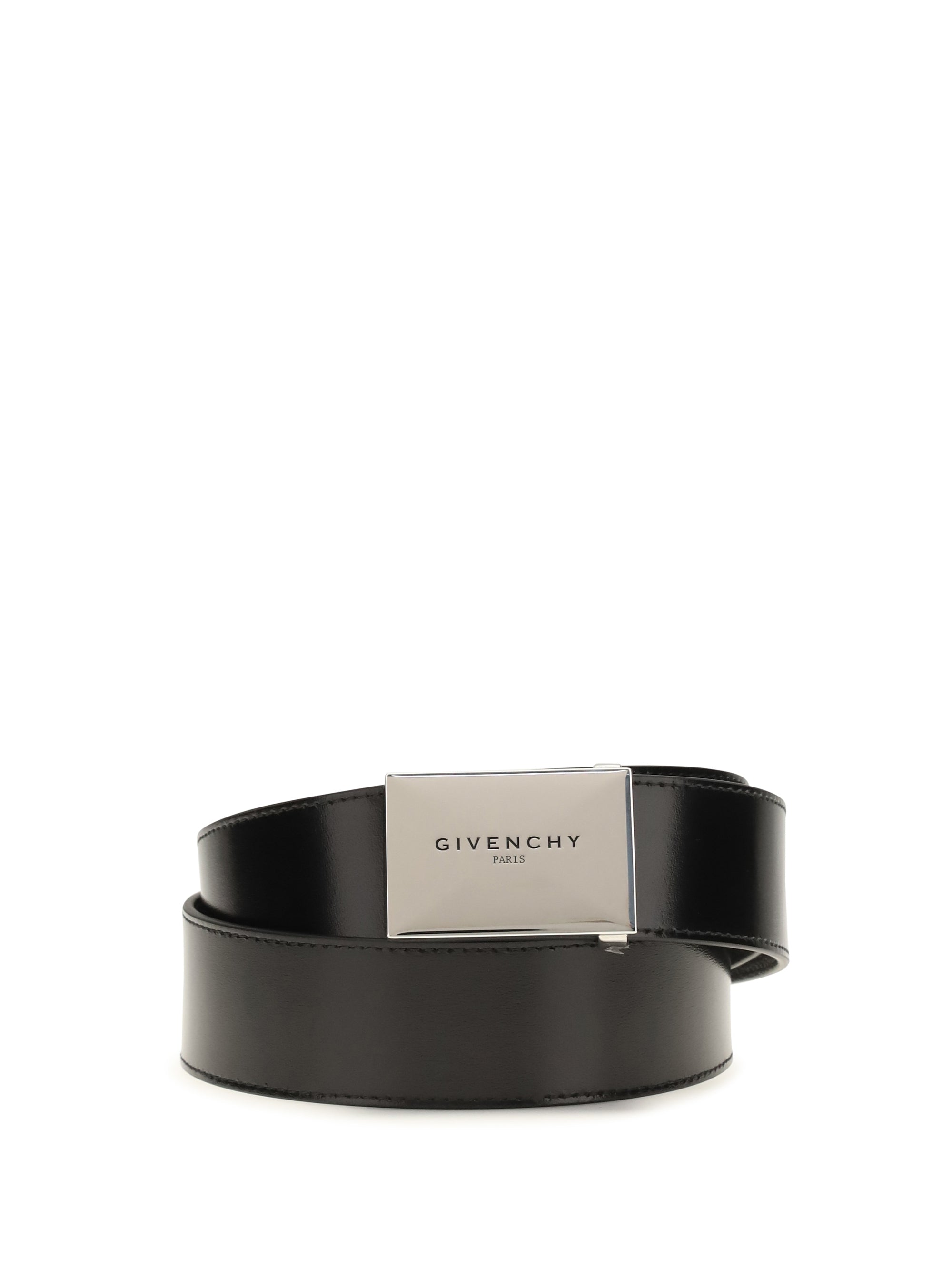 Givenchy Reversible Calf Leather Belt — Black