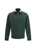 Gucci Embossed GG Technical Jersey Jacket — Green