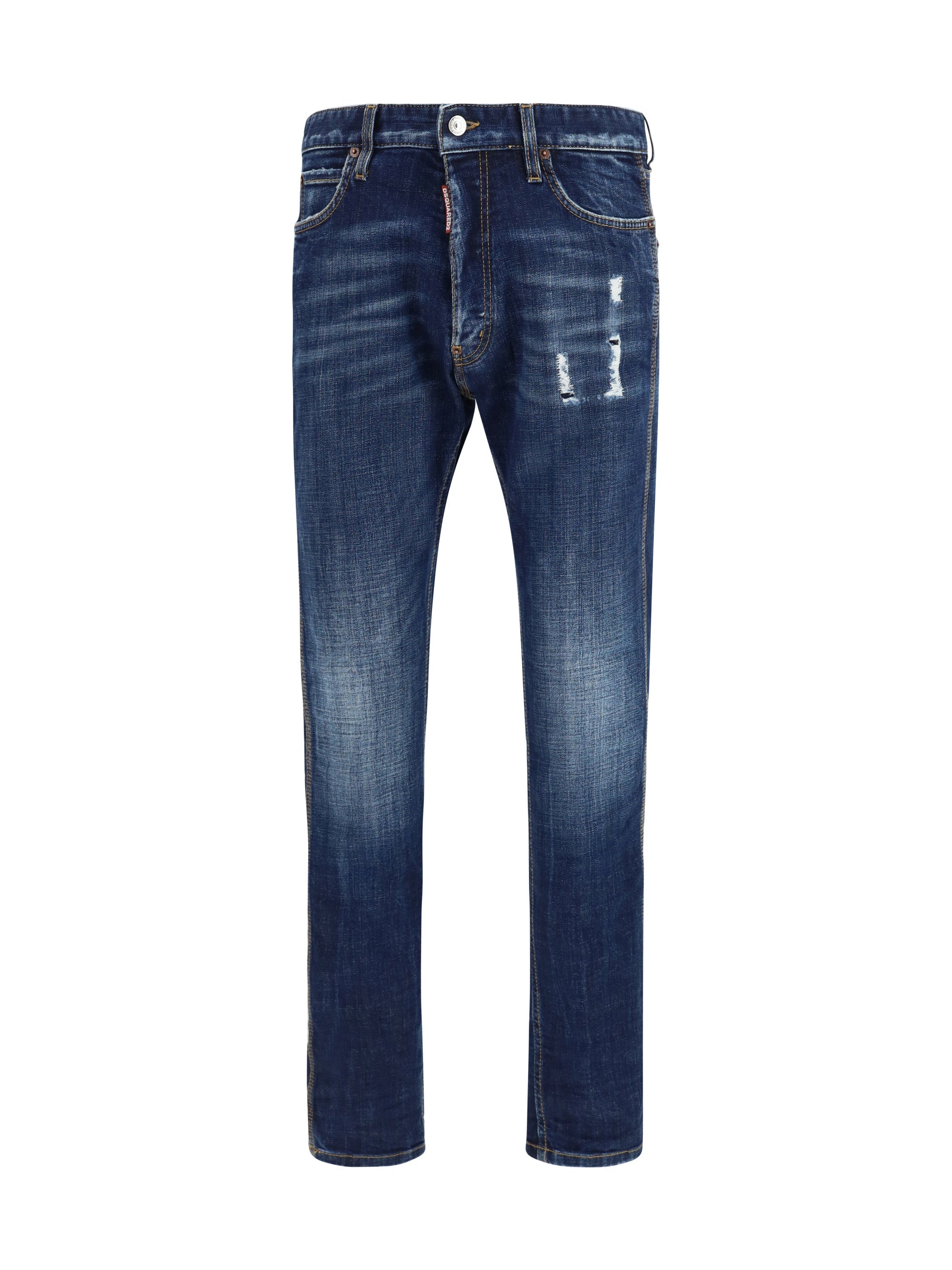 Dsquared2 Teddy Mini Front Jeans — Navy