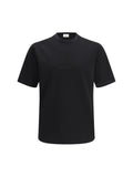 Saint Laurent Embroidered Logo T-Shirt — Black