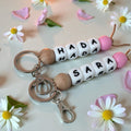 Llavero Rosa Chicle  personalizado Nenina & Co