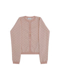 Gucci GG Motif Wool Cardigan — Pink
