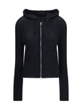 Our Legacy Alpaca-Blend Zip-Up Hoodie — Black