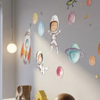 Vinyl Decal Planets for Kids and Astronauts to Decorate Children's Spaces