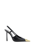 Saint Laurent Jeanne Slingback Heel — Black