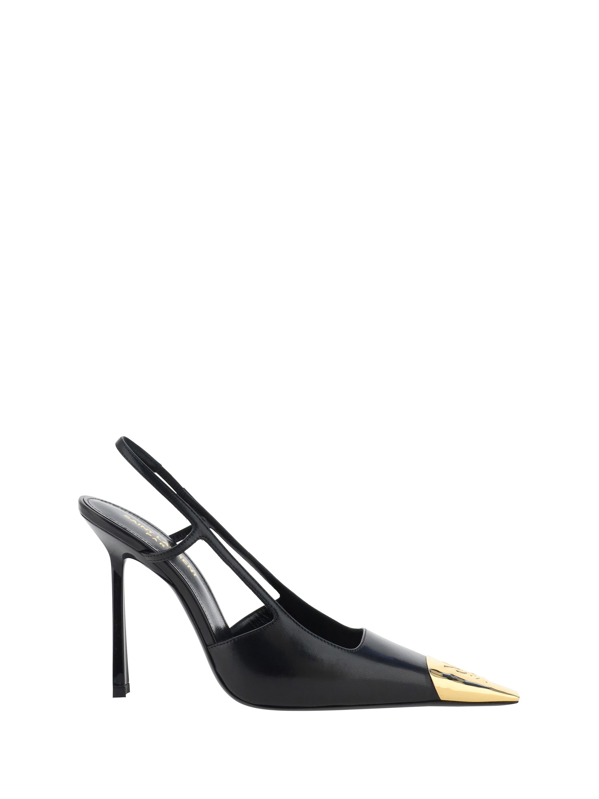 Saint Laurent Jeanne Slingback Heel — Black