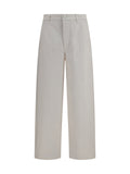 AMI Paris Balloon Cotton Jeans — Beige