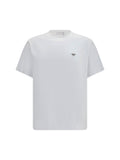 Prada Triangle Logo T-Shirt — White