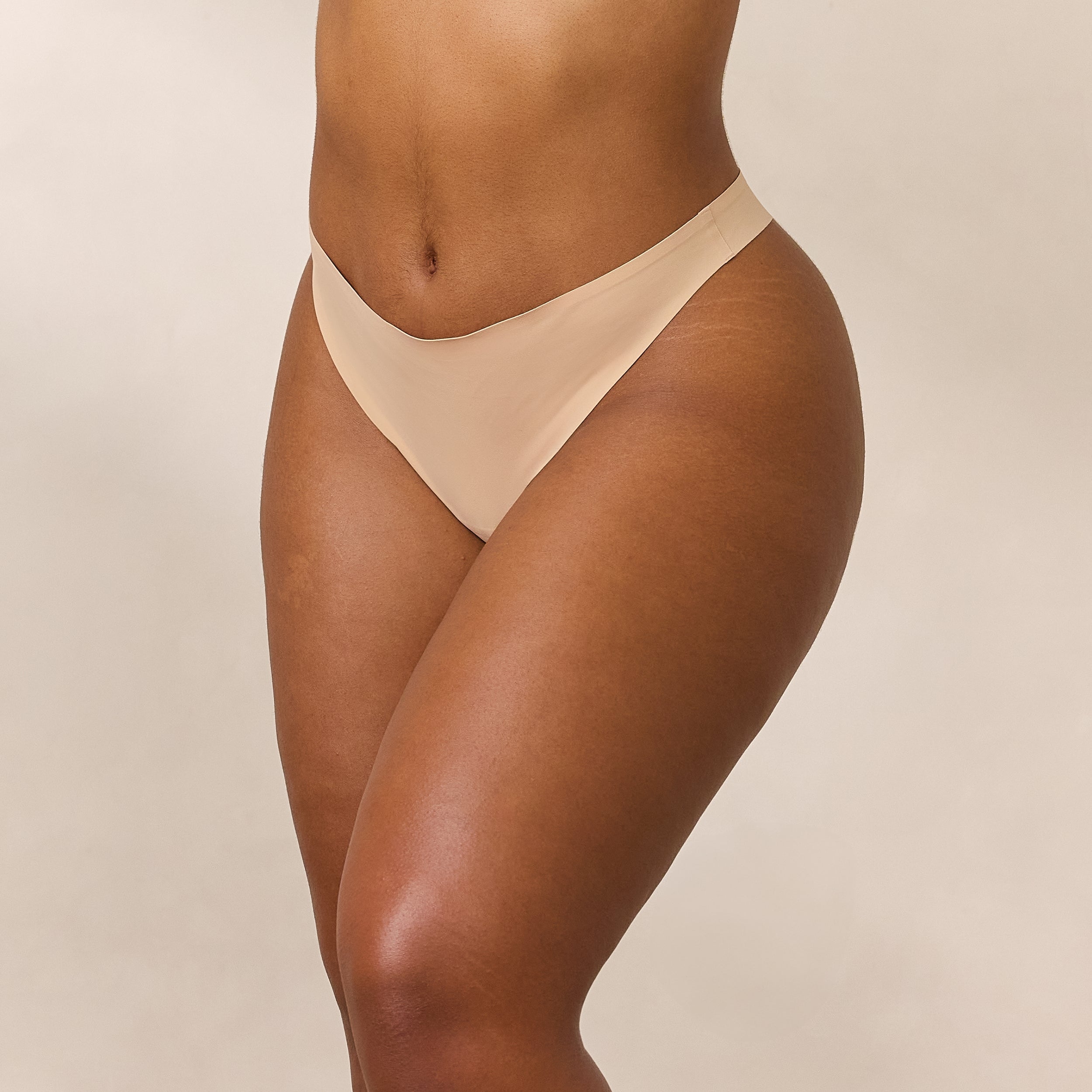 Lounge Underwear Everyday Flex Thong - Sand