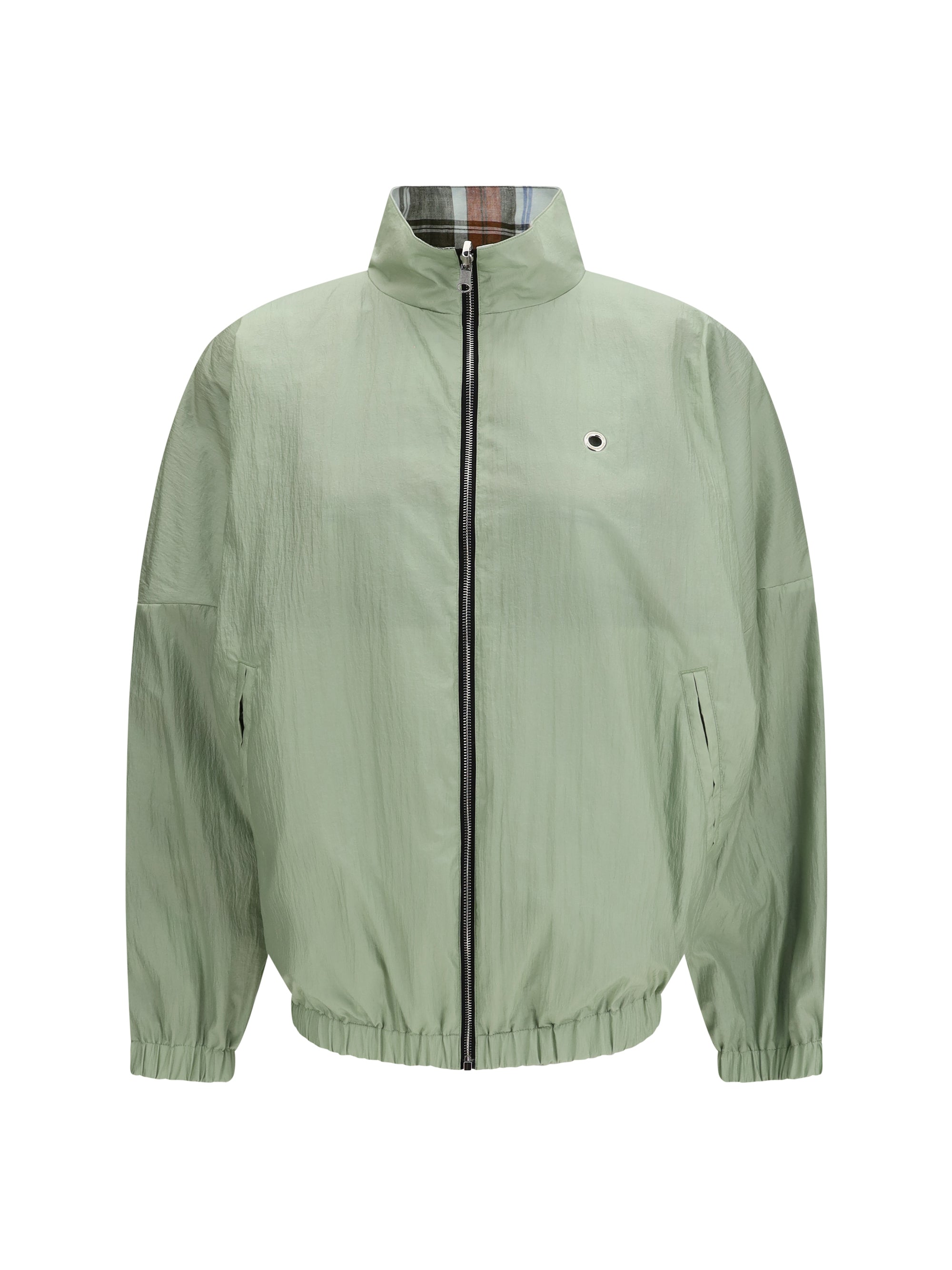 Marbell Reversible Double-Face Jacket — Green