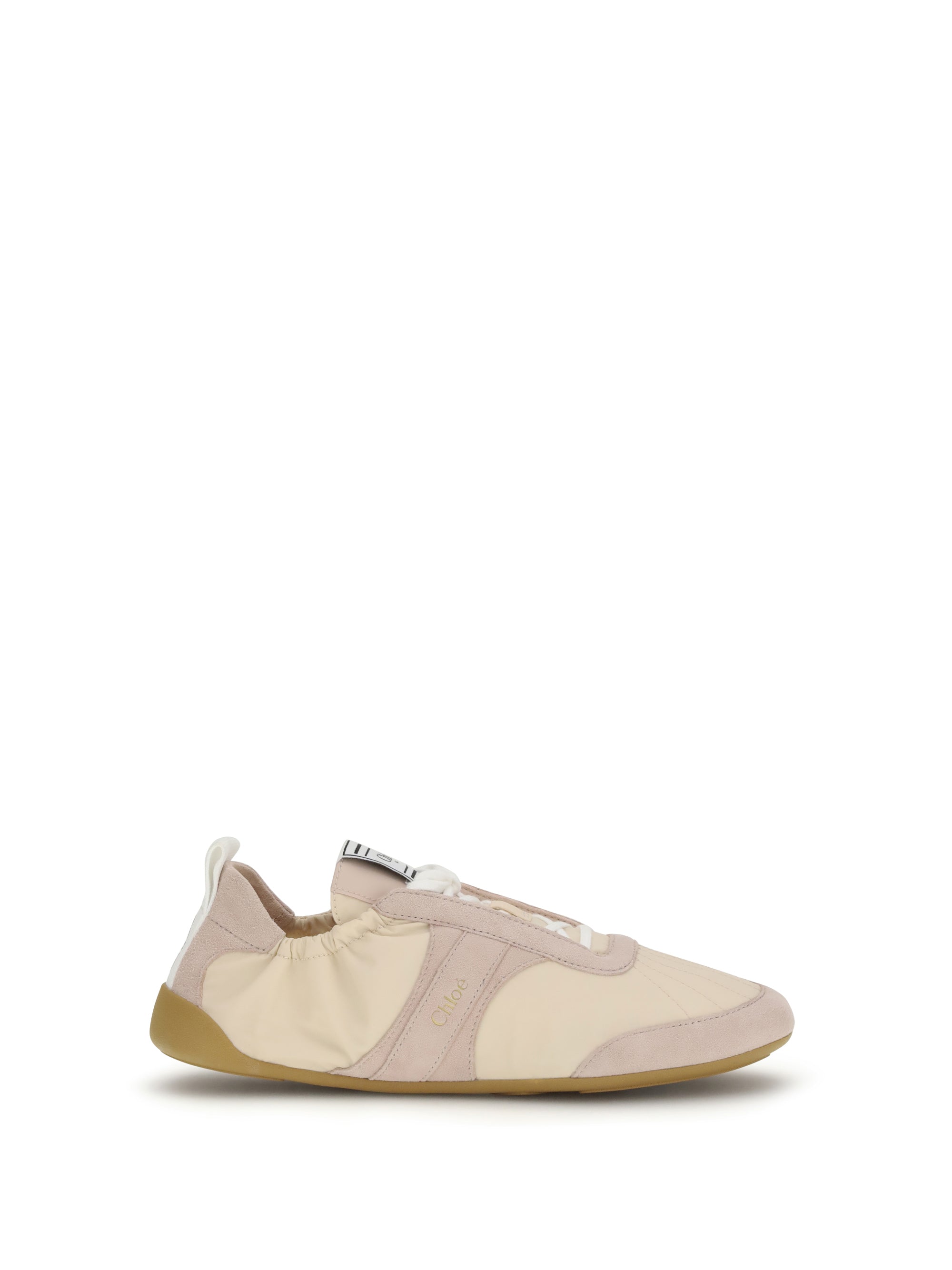 Chloé Kick Sneakers — Beige