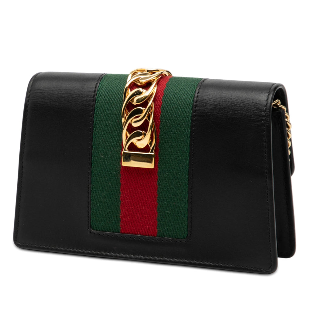 Super Mini Leather Sylvie Chain Crossbody