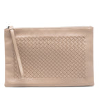 Nappa Intrecciato Wristlet Clutch