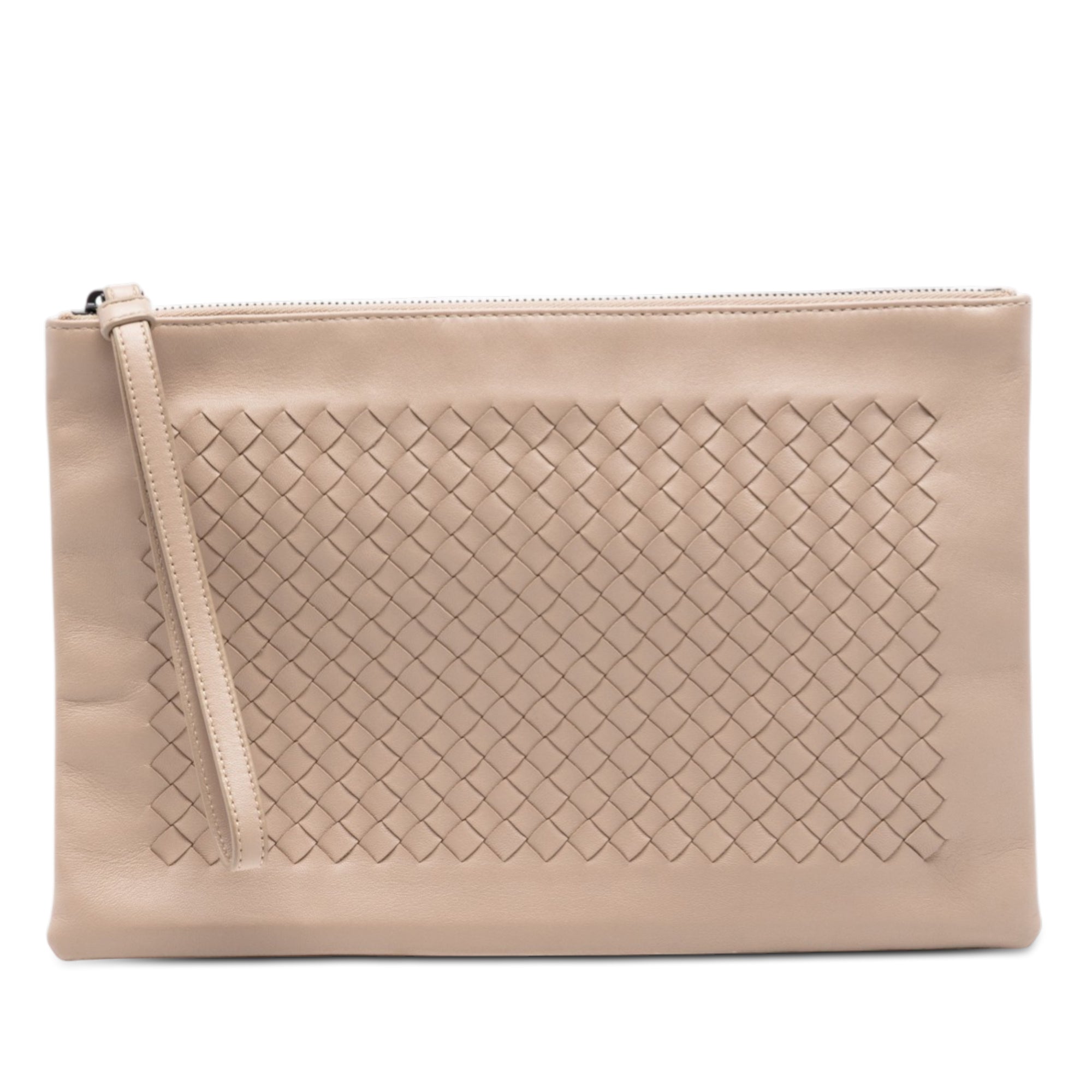 Nappa Intrecciato Wristlet Clutch