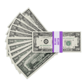 $2,000 Full Print 1990 Series Stack By Prop Money Inc.