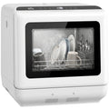 Countertop Dishwasher with 1.6 Gal Tank, 5 Programs & Air-Dry for Apartments & RVs