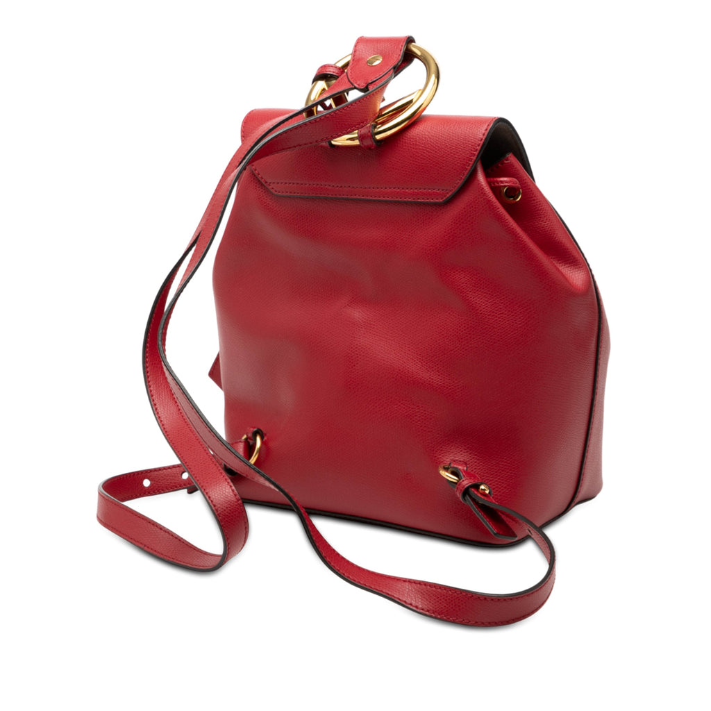 Leather F is Fendi Backpack