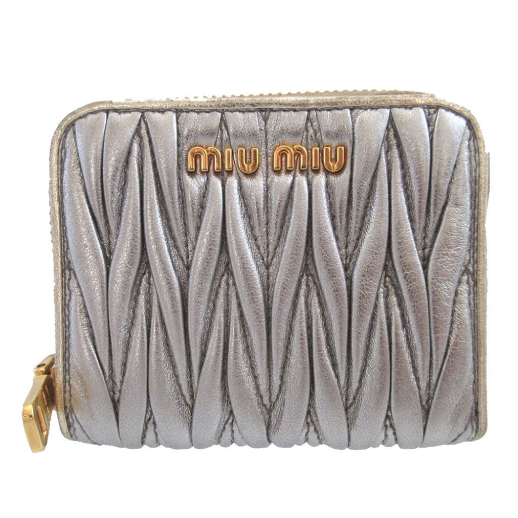 Matelasse Nappa Coin Pouch