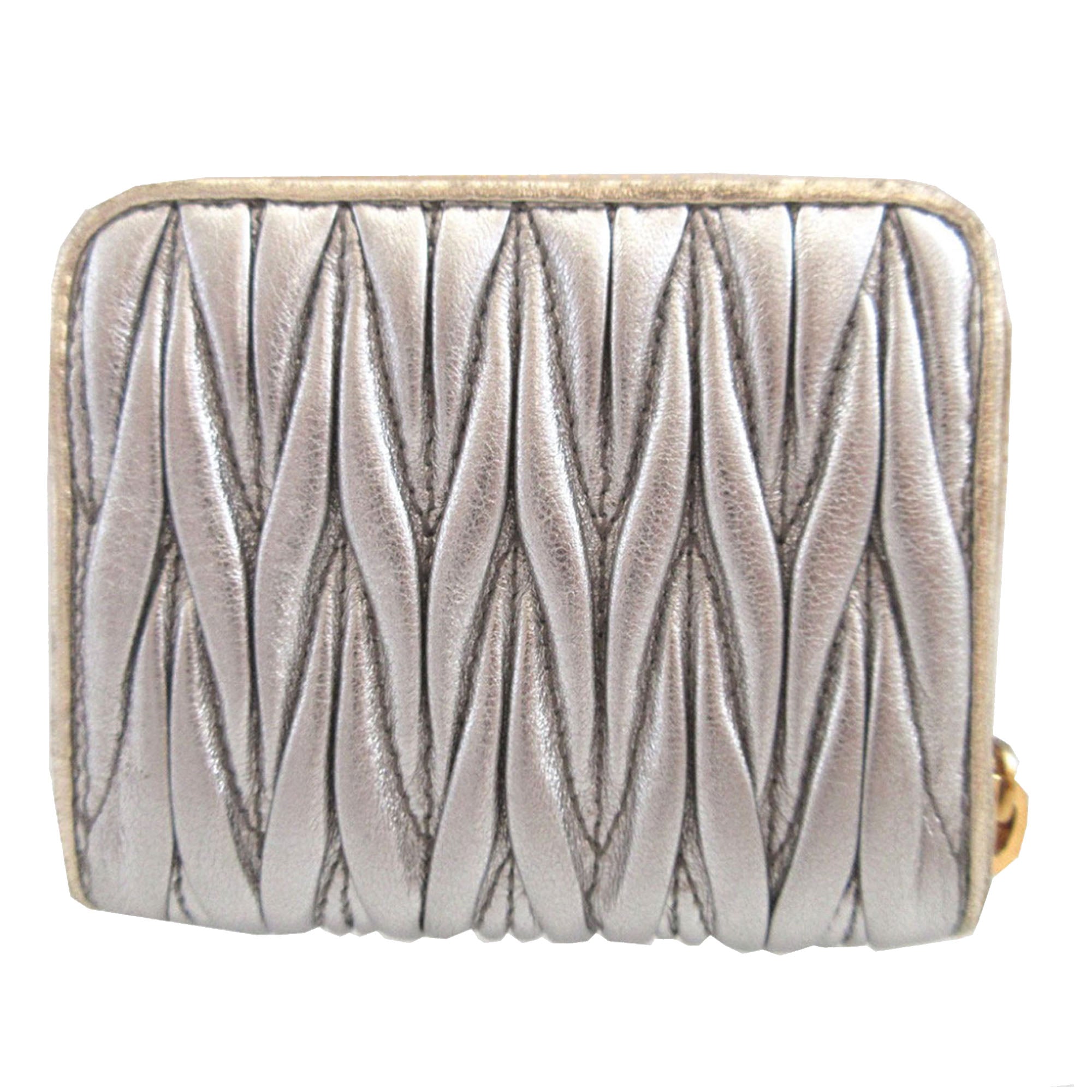 Matelasse Nappa Coin Pouch