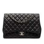 Maxi Classic Caviar Double Flap