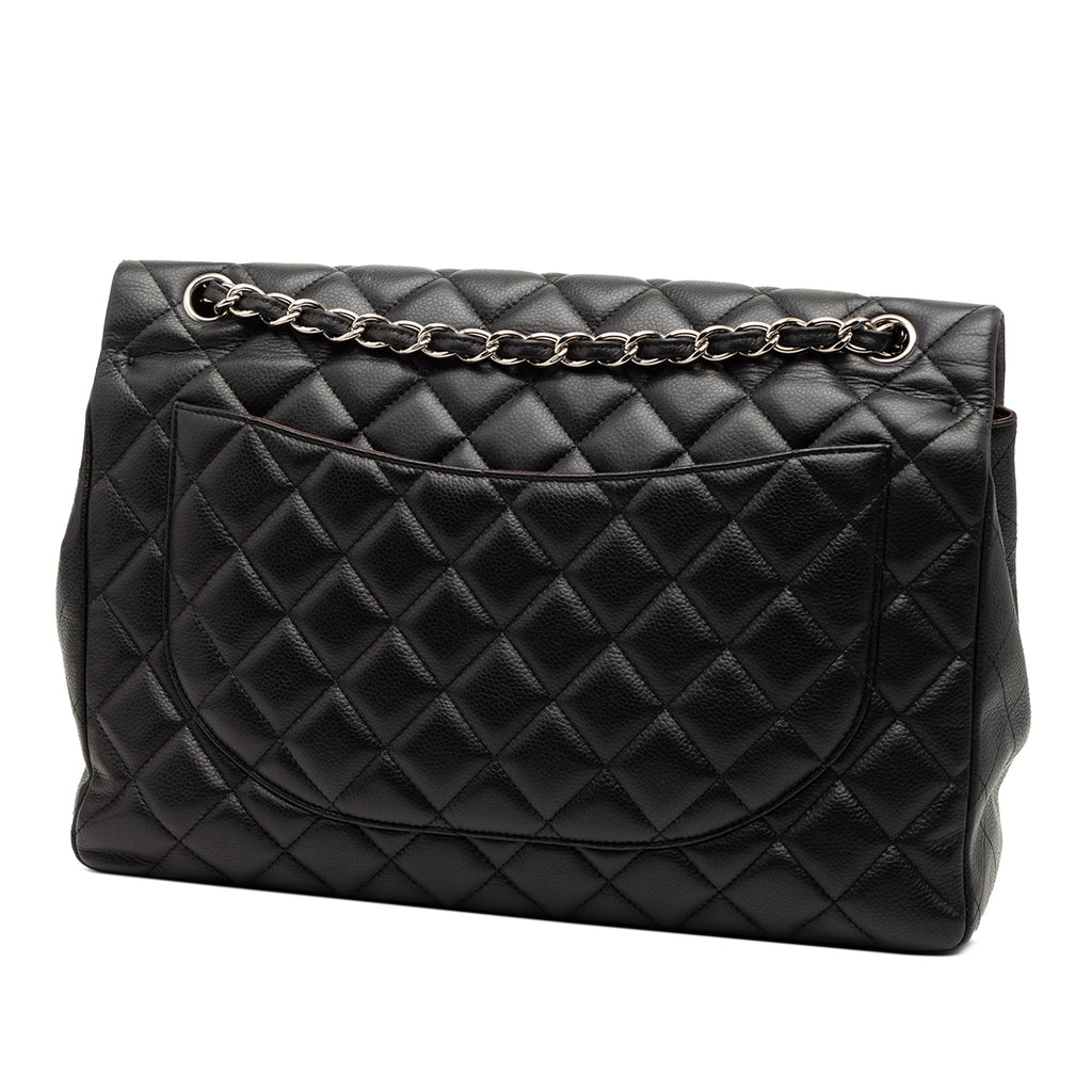 Maxi Classic Caviar Double Flap