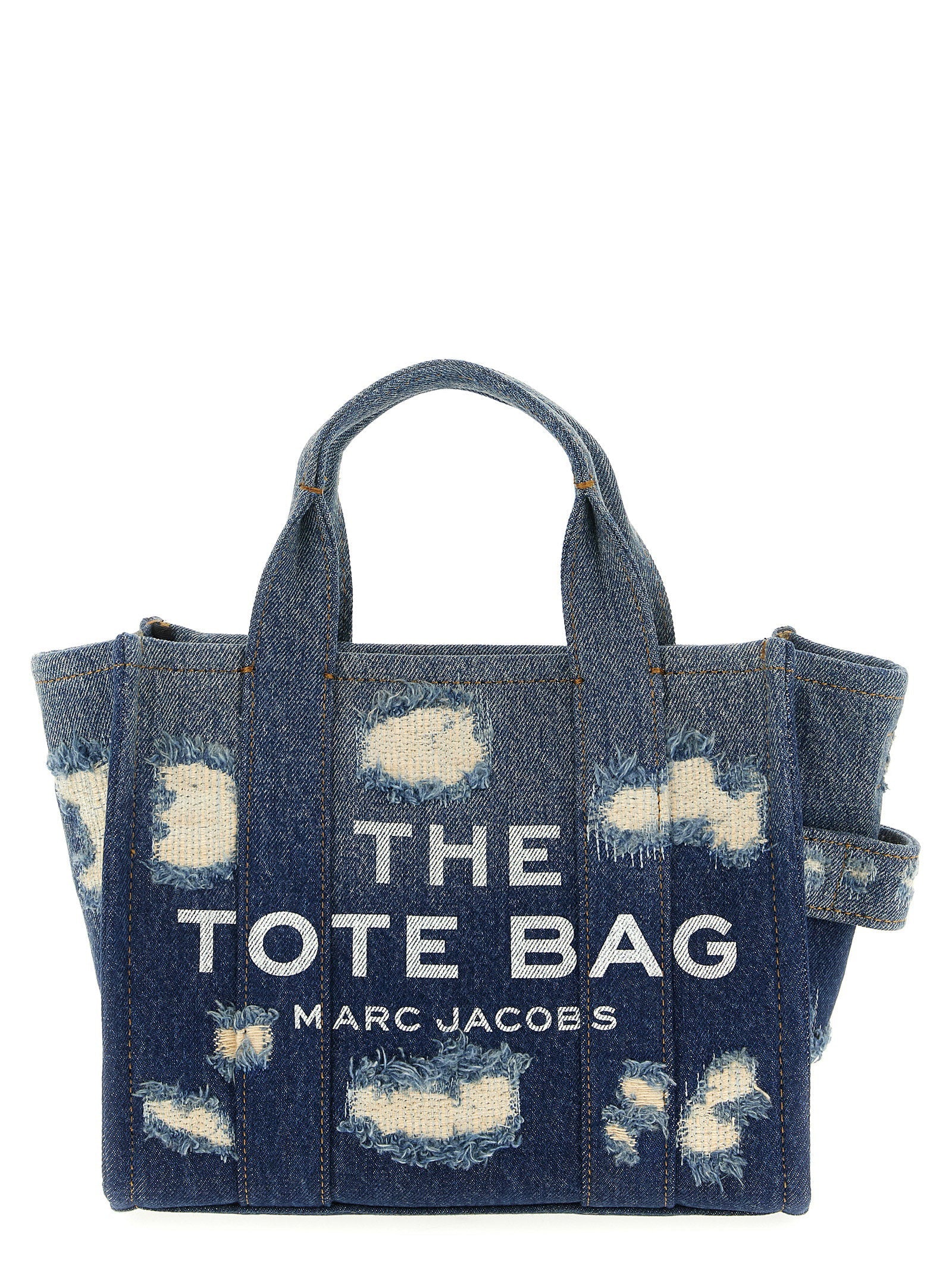 Marc Jacobs Rip and Repair Denim Tote Bag — blue