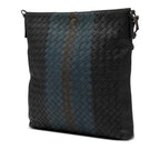 Tricolor Leather Intrecciato Crossbody