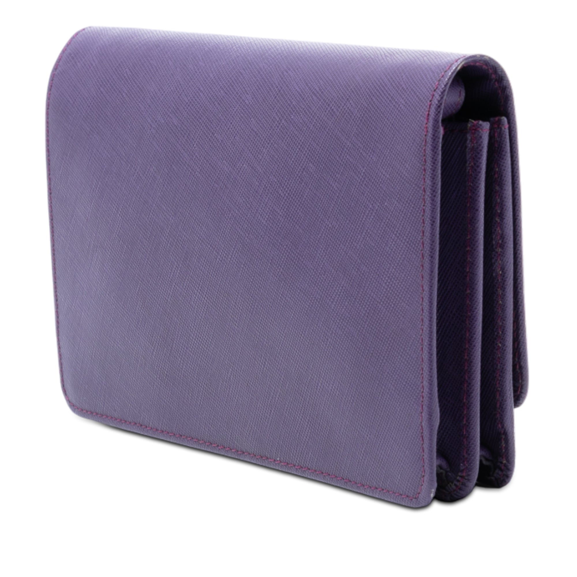 Saffiano Wallet on Strap