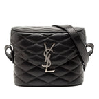 Quilted Lambskin Monogram June Box Bag