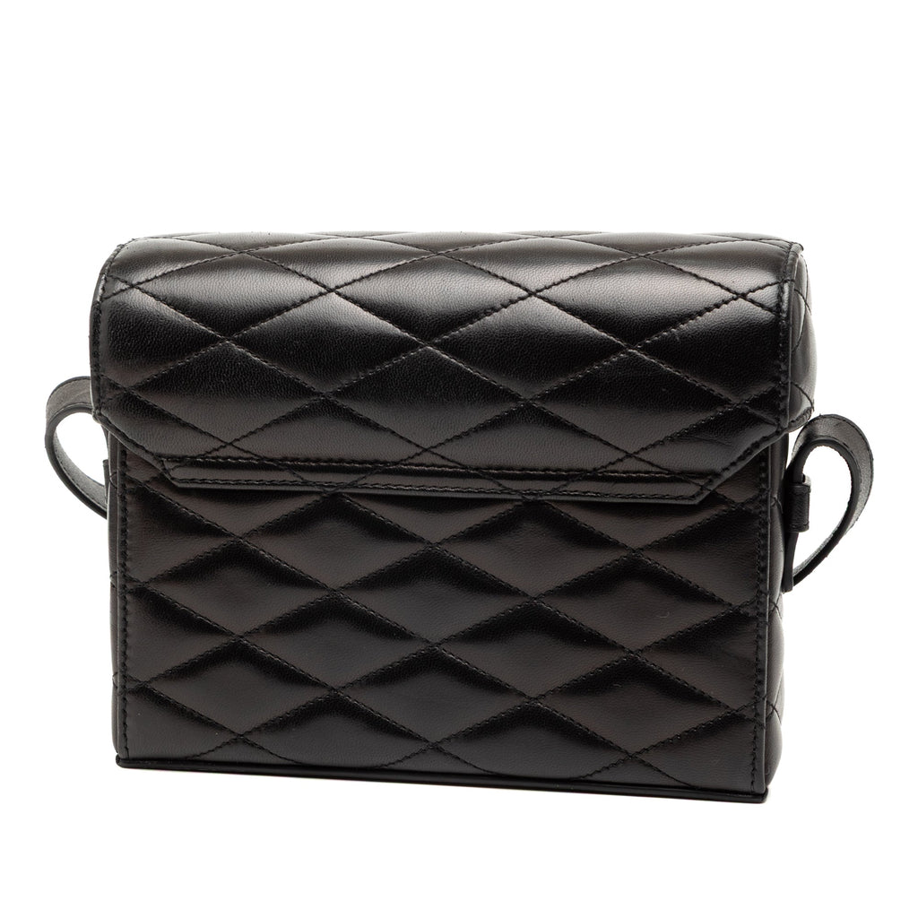 Quilted Lambskin Monogram June Box Bag