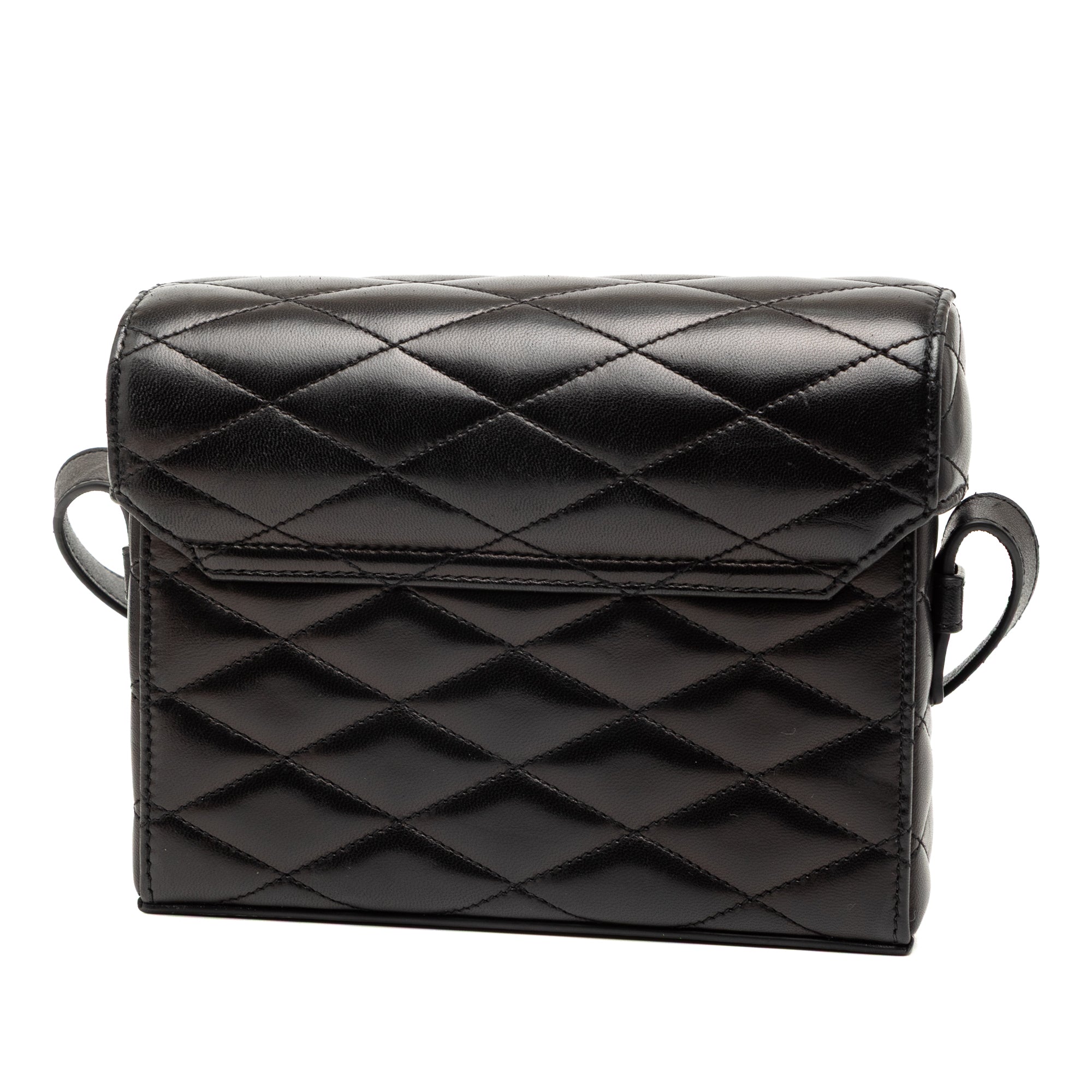 Quilted Lambskin Monogram June Box Bag