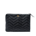 GG Marmont Matelasse Leather Portfolio Clutch