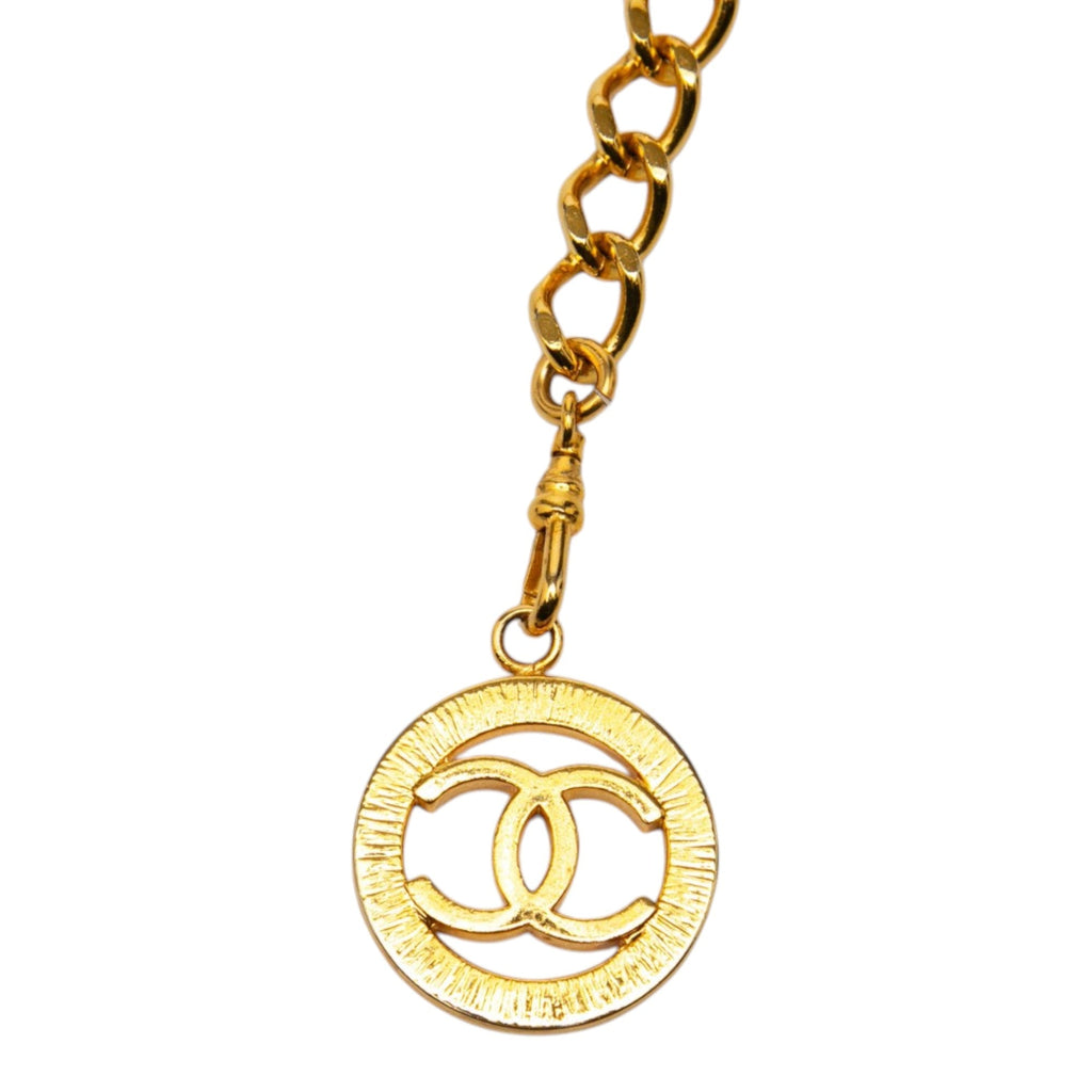 CC Gold Plated Medallion Triple Chain Belt