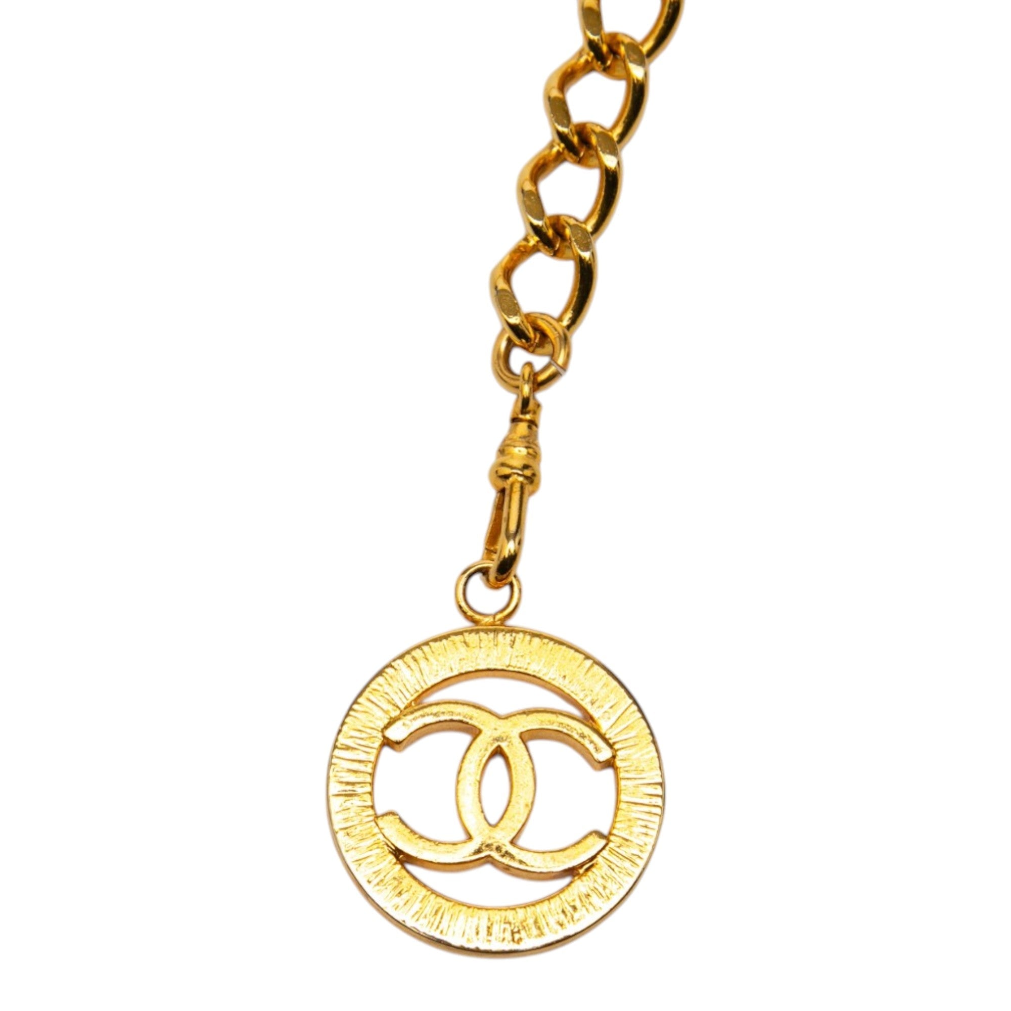 CC Gold Plated Medallion Triple Chain Belt