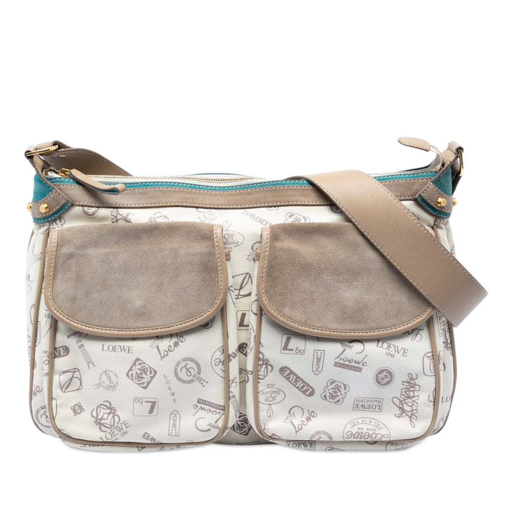 160th Anniversary Suede Trimmed Canvas Crossbody