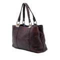 Guccissima Trimmed Leather Bamboo Libeccio Tote