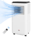 8,000 BTU Portable Air Conditioner, 345 Sq. Ft., Dehumidifier, Auto Sleep, 24H Timer, White