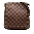 Damier Ebene Musette Salsa Long Strap