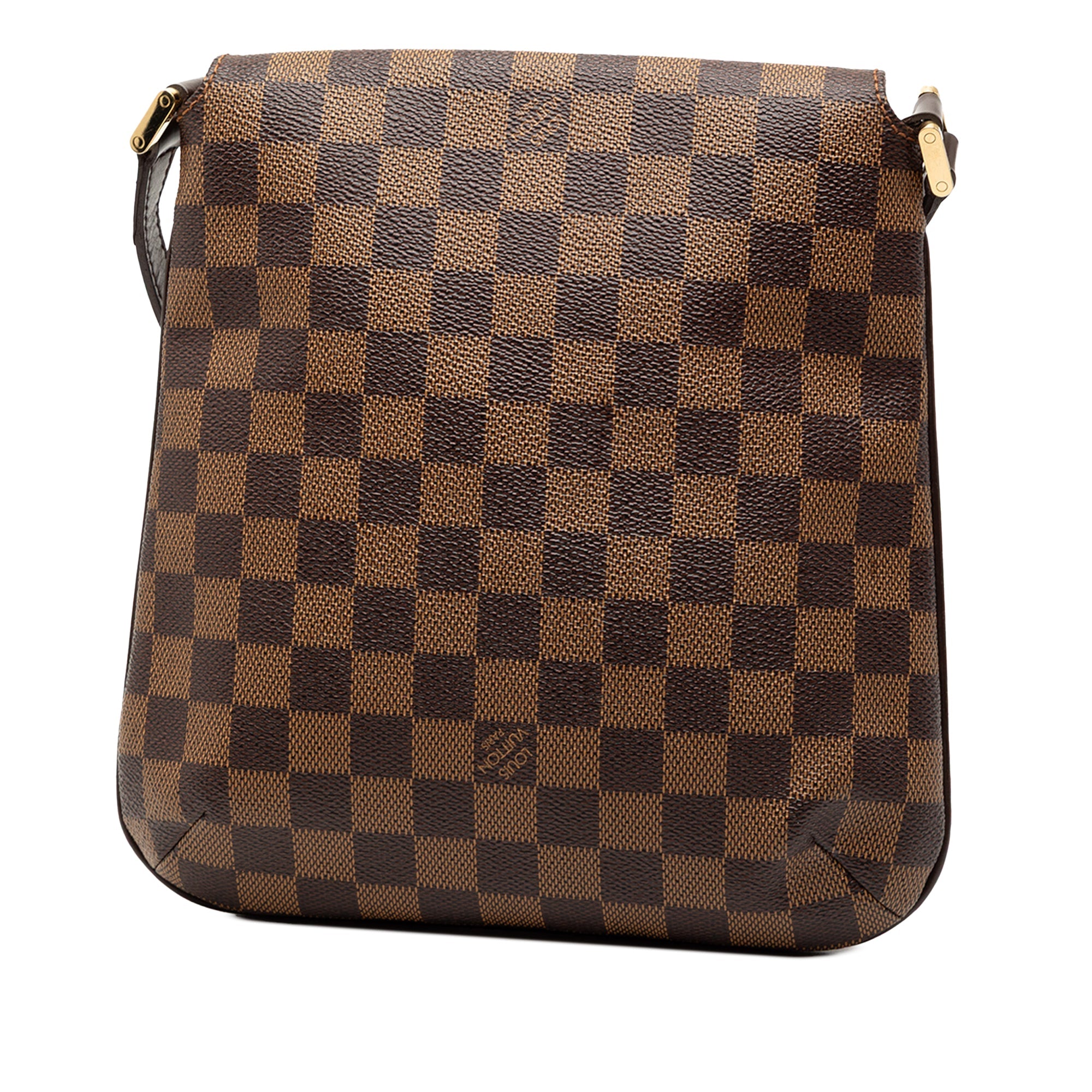 Damier Ebene Musette Salsa Long Strap