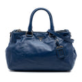 Soft Calf Double Zip Convertible Tote
