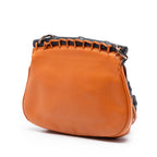 Small Leather Bamboo Nouveau Fringe Crossbody