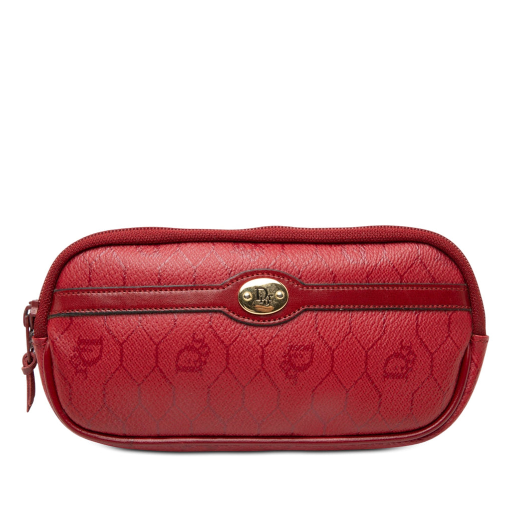 Honeycomb Coated Canvas Pouch